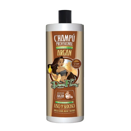 Șampon Dona Flora Argan, 1000ml, pentru păr uscat și deteriorat