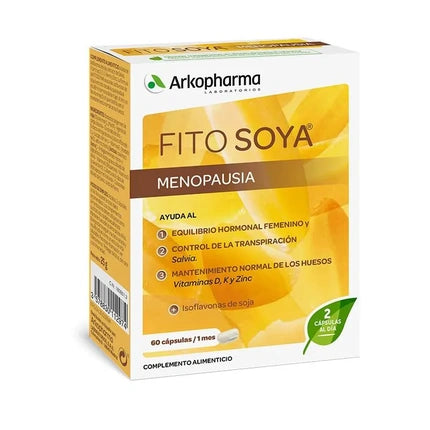 Arkopharma Fito Soya Menopausia, 60 Capsule, Complement Alimentar