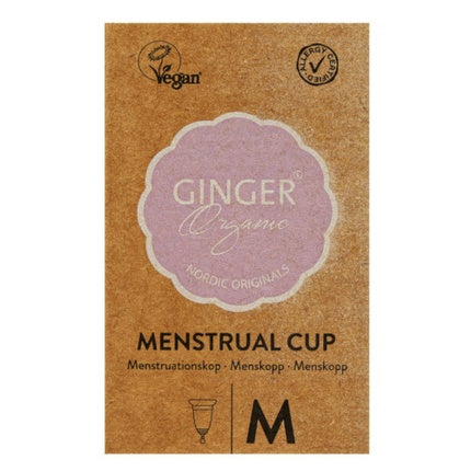 Cupă Menstruală Ginger Organic, M, Lavandă, Material Silicon Medical