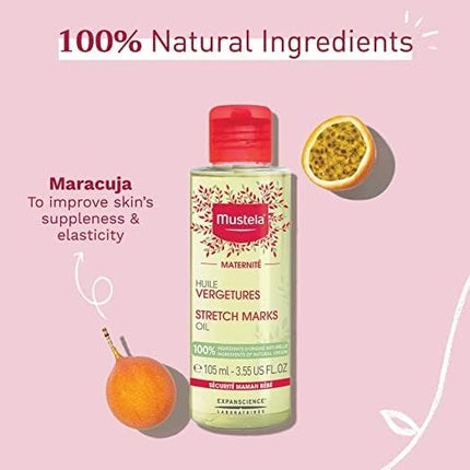 Ulei Prevenire Vergeturi, Mustela, 3 in 1, 105 ml
