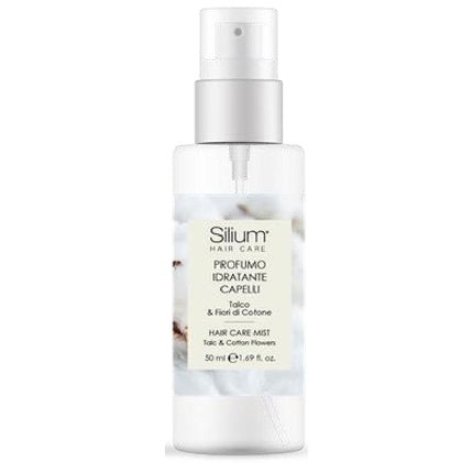 Parfum de păr, Silium Cosmetics, Hair Care Mist, Talc & Flori de Bumbac, 50ml