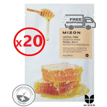 MIZON Joyful Royal Jelly Face Mask Sheet, 20 bucăți, 23g