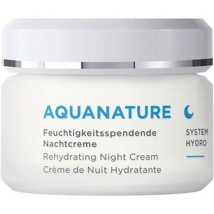Cremă de noapte, Annemarie Börlind Aquanature, 50ml