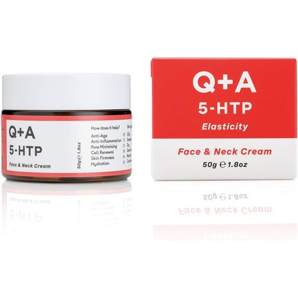 Cremă hidratantă față și gât, Q+A, 5-HTP, 50g