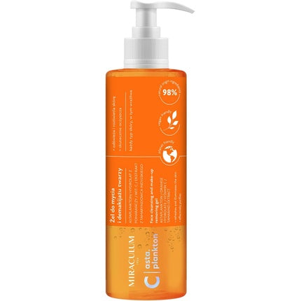 Gel de curățare față, Miraculum, cu Vitamina C, 200 ml