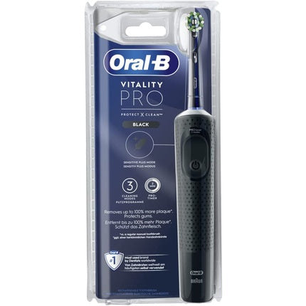 Periuță electrică rotativă, Oral-B, Vitality Pro, negru