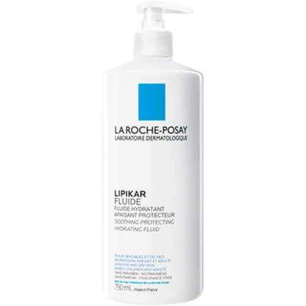 Fluid hidratant La Roche-Posay LIPIKAR, 750ml