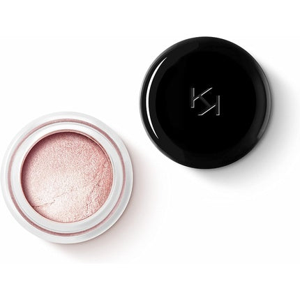 Fard de pleoape mousse Kiko Milano Lasting Mousse Eyeshadow 02, sclipici roz