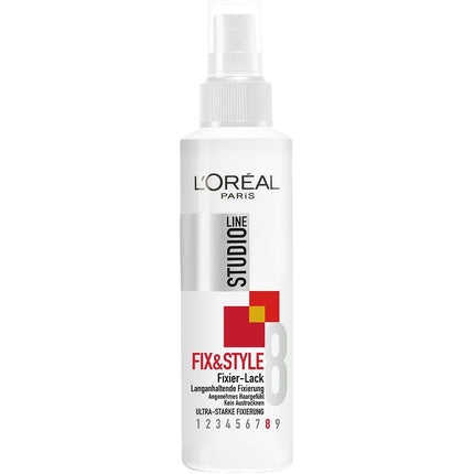 L'Oréal Paris Studio Line Strong Fixing Hair Spray 24 Hour Ultra Strong Hold Fix&Style, 150 ml