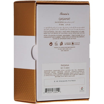 Parfum unisex, Rasasi, Qasamat Rasana, 65ml