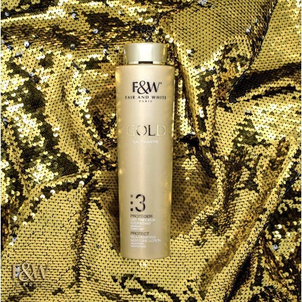 Loțiune față Paris Fair & White So White, Gold, protecție