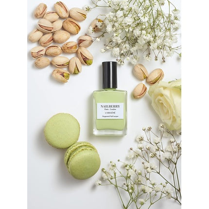Lac de unghii Nailberry L'Oxygene, verde, 15ml