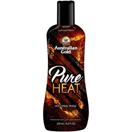 Australian Gold Pure Heat, Lotie Bronzant Corporal, Culoare Maro cu Reflexe Orange, 250ml