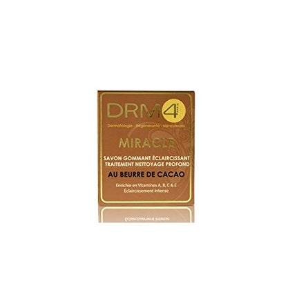 Dr. Miracles Miracle Shea Butter Lightening Scrubbing Soap, ambalaj cartonat, culoare auriu-gălbui