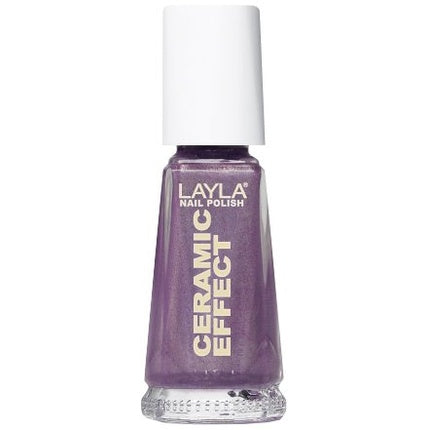 Layla Ceramic Effect Nail Polish Lilac Rules 10ml