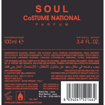 Parfum, Costume National, Soul, 100 ml, portocaliu