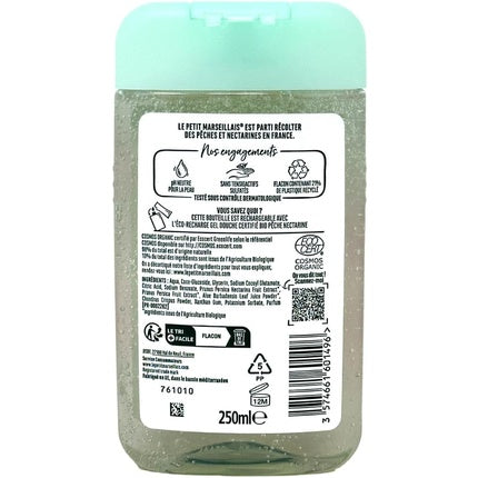 Gel de duș Le Petit Marseillais Organic Refreshing Peach Nectarine, 250 ml