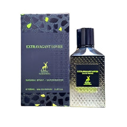 Parfum Maison Alhambra Extravagant Lover 100ml, sticlă neagră și aurie