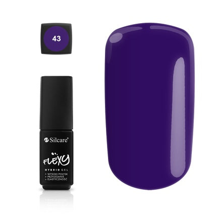 Gel Polish Silcare Flexy Hybrid 43, 4.5g, Violet