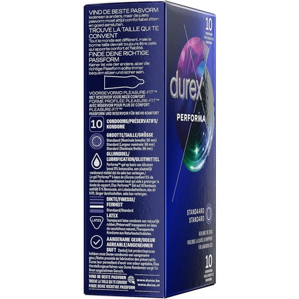 Prezervative Durex Performa, 10 buc, albastru