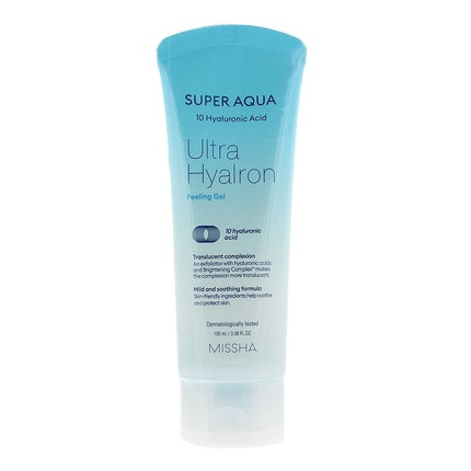 Gel de exfoliere Missha Super Aqua Ultra Hyalron Peeling Gel 100ml, hidratare intensă