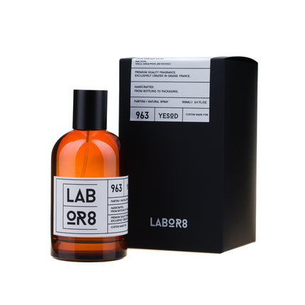 Eau de Parfum Labor8 Yesod 963, 30 ml, sticlă ambalaj negru