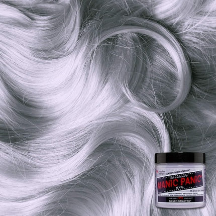 Vopsea de păr, Manic Panic, High Voltage Silver Stiletto, 118ml