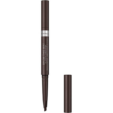 Creion sprâncene Rimmel London Brow This Way Dark Brown