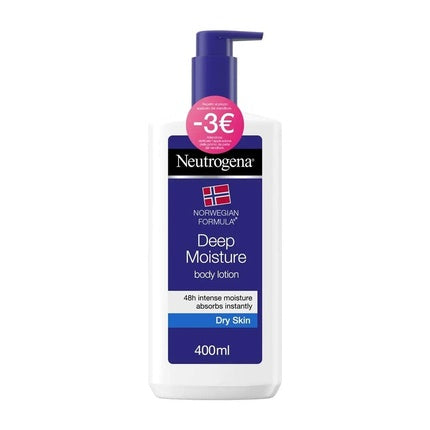 Neutrogena Norwegian Formula Body Fluid Moisturizer 400ml - Fără parfum