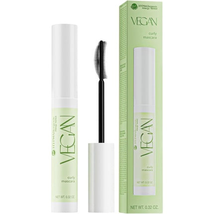 Mascara Bell Hypoallergenic Vegan Curly Lengthening and Volume, negru, 9g