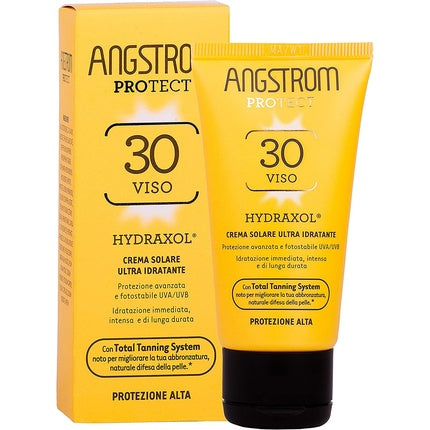 Cremă solară față, Angstrom, Hydraxol SPF30, 50ml