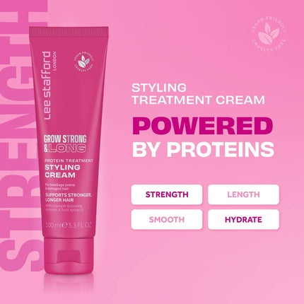 Cremă de styling, Lee Stafford, 100ml, roz