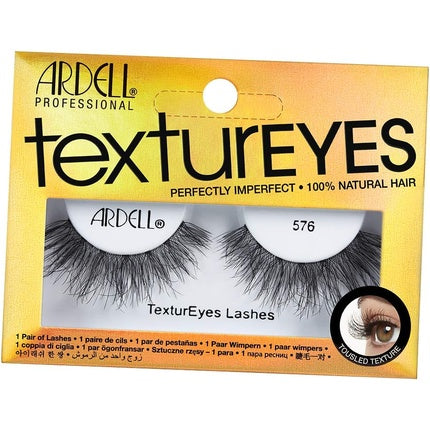 Rimă false Ardell TexturEyes 576, negru, din păr natural