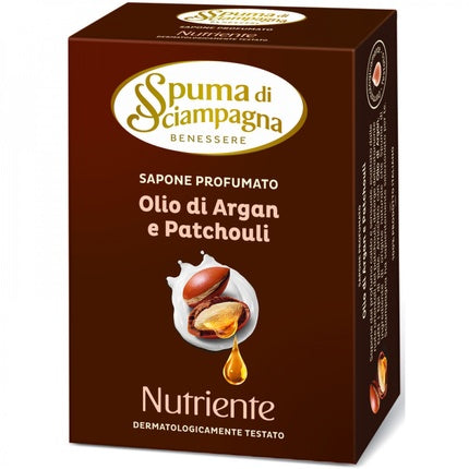 Săpun Profumat, Spuma Di Sciampagna, Ulei de Argan și Patchouli, Nutrient, 90 g