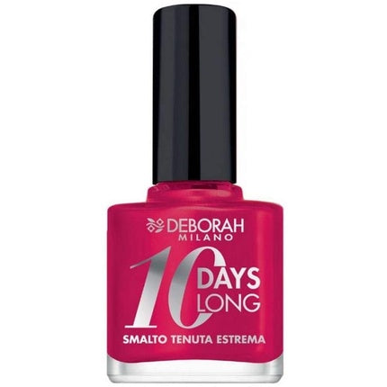 Smalto unghii Deborah Milano 10 Days Long 895, roz intens, sticlă cu pensulă