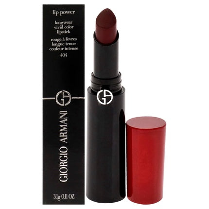 Giorgio Armani Lip Power Longwear Vivid Color Lipstick 404 Tempting