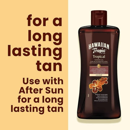 Ulei bronzant, Hawaiian Tropic, Tropical, cocos 200ml