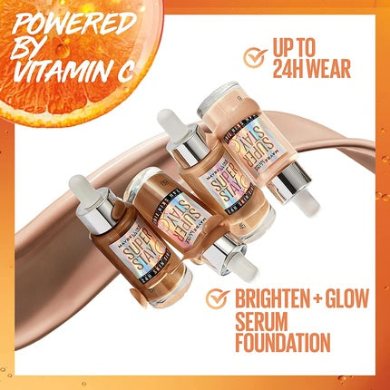 Fond de ten Maybelline New York Super Stay Skin Tint cu Vitamina C 30ml