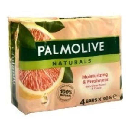 Palmolive Naturals, săpun hidratant cu extract de grapefruit și citrice, 360g (4 buc)