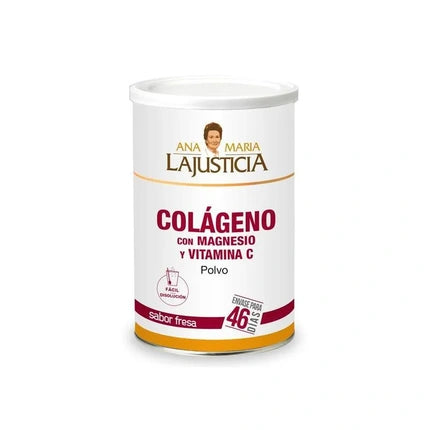 Pulbere Colagen cu Magneziu și Vitamina C, Ana Maria Lajusticia, 350g, Sabor Fresa