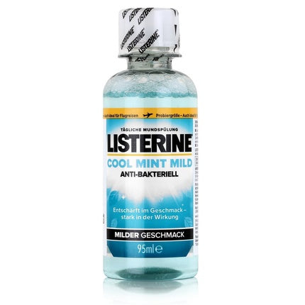 Listerine Cool Mint Mild, Antiseptic pentru gura si gat, 95ml