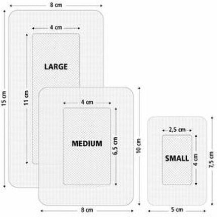 Plasture de protecție Heltiq Small, alb