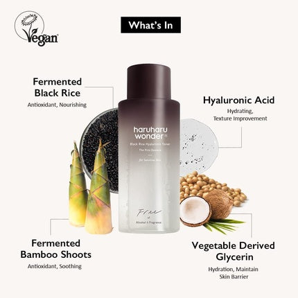 Tonic Haruharu, Black Rice, 150ml, transparent