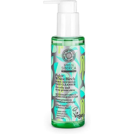 Gel de curățare față, Natura Siberica, pori finisaj, 190g