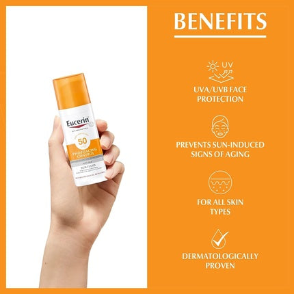 Fluid protectie solara, Eucerin Sun Photoaging Control SPF50, 50ml