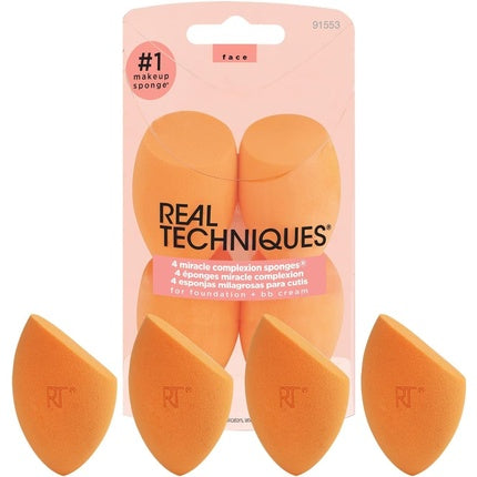 Burete machiaj, Real Techniques, Miracle Complexion, set 4 bucati