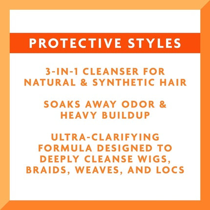 Șampon Cantu Protective Styles Hair Bath & Cleanser 296ml