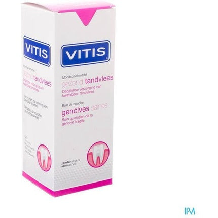 Clătire gură Vitis Healthy Gums, 572ml, roz
