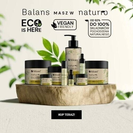 Set Îngrijire Corp, Silcare Naturro, ulei natural, cremă, negru