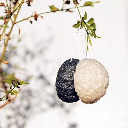 Burete facial Konjac, Usu Cosmetics, cărbune activ
